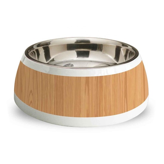 5.5 inch pet feeder melamine dog bowls, stainless steel pet bowl