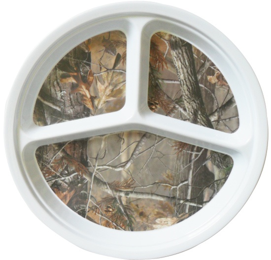 realtree melamine section plate