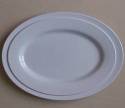melamine restaurant oval plate