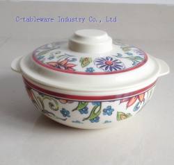 melamine bowl with cover