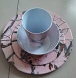 realtree pink melamine dinnerware set